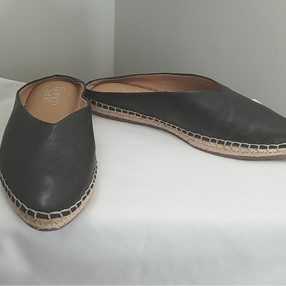 Franco Sarto black mule sildes